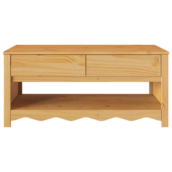 Couchtisch Drammen Eiche Massivholz 99x55 cm