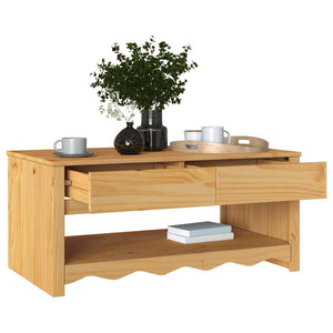Couchtisch Drammen Eiche Massivholz 99x55 cm