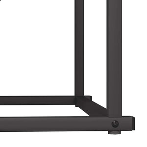 vidaXL Range-bûches noir 70x43x34,5 cm Acier laminé à froid