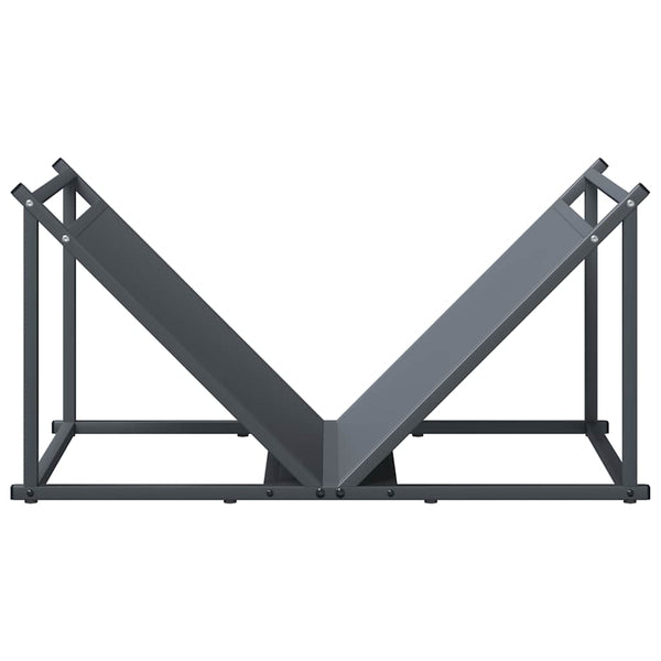 Anthrazit Brennholzregal Stahl 70x43x34,5 cm