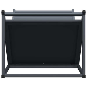 Anthrazit Brennholzregal Stahl 70x43x34,5 cm