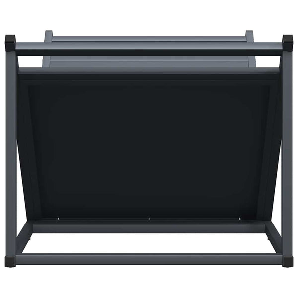 Anthrazit Brennholzregal Stahl 70x43x34,5 cm