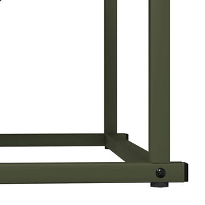 Brennholzregal Olivgrün Stahl 70x43x34,5cm