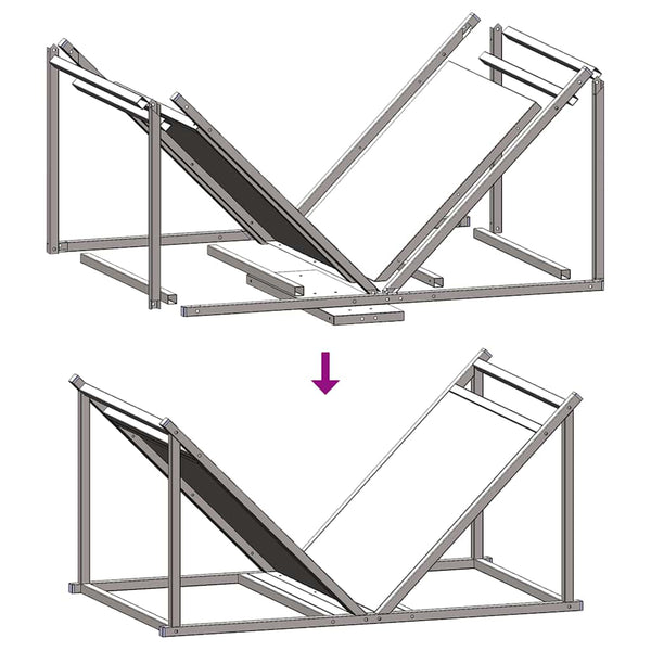 Brennholzregal Olivgrün Stahl 70x43x34,5cm