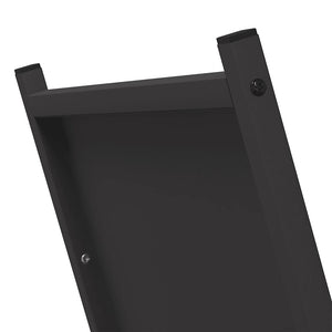 Schwarzes Kaminholzregal aus Stahl