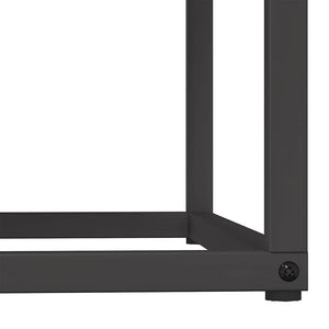 Schwarzes Kaminholzregal aus Stahl
