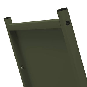 Brennholzregal Olivgrün Stahl 69,5x35x81cm