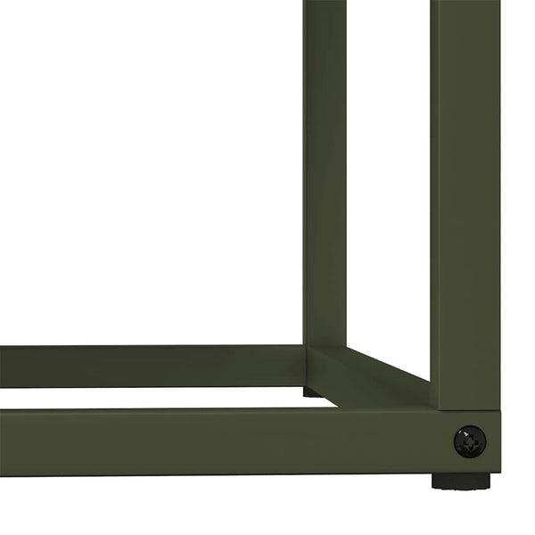 Brennholzregal Olivgrün Stahl 69,5x35x81cm