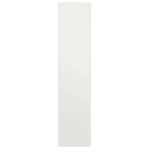 Weißes Kaminholzregal aus Stahl 50x23x100 cm