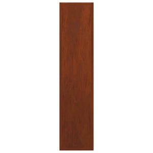 Brennholzregal aus wetterfestem Stahl 50x23x100 cm