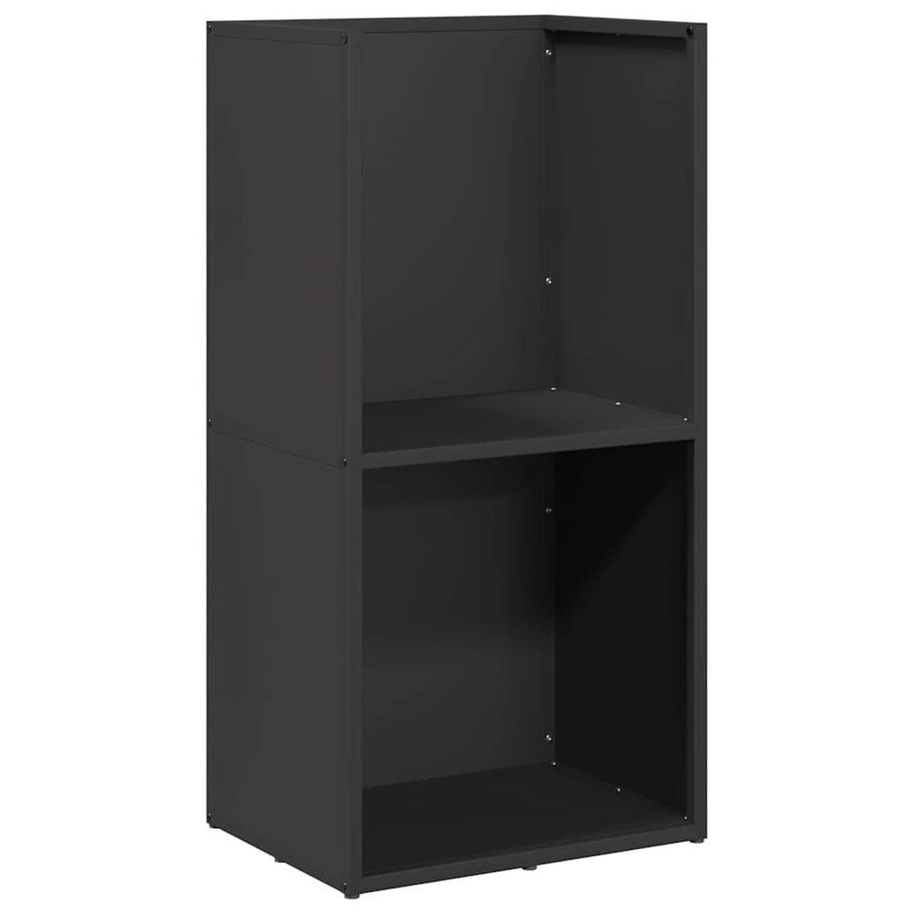 Brennholzregal Schwarz 40x30x80 cm