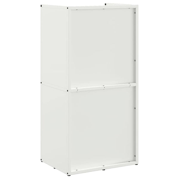 Weißes Kaminholzregal 40x30x80 cm