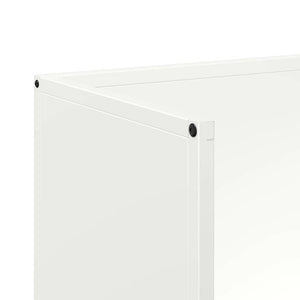Weißes Kaminholzregal 40x30x80 cm