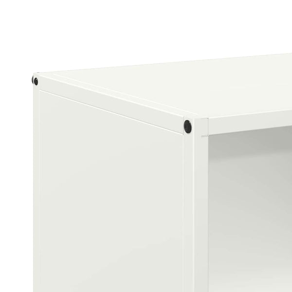 Weißes Kaminholzregal 40x30x75 cm