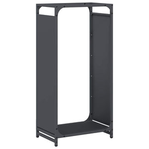 Brennholzregal Anthrazit Stahl 44x28x90cm
