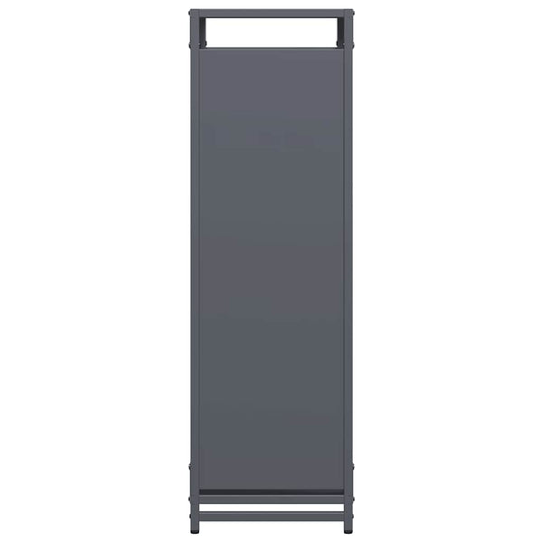 Brennholzregal Anthrazit Stahl 44x28x90cm