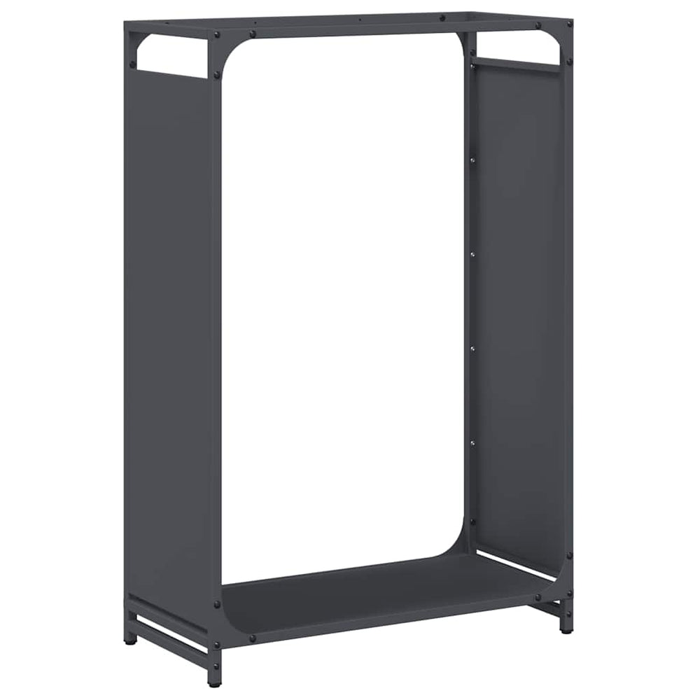 Brennholzregal Anthrazit Stahl 60x28x90 cm