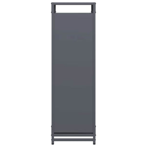 Brennholzregal Anthrazit Stahl 60x28x90 cm