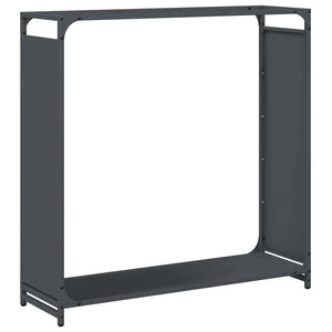 Brennholzregal Anthrazit Stahl 90x90 cm