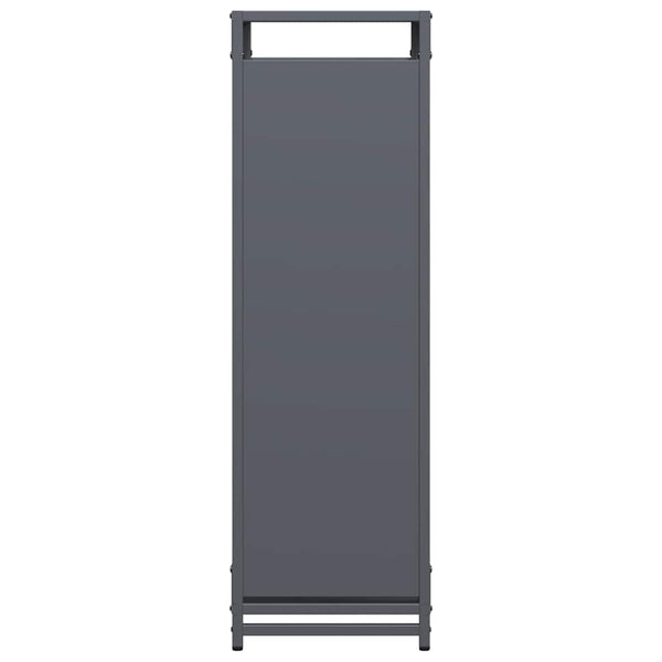 Brennholzregal Anthrazit Stahl 90x90 cm
