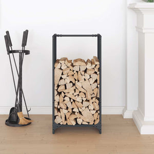 Brennholzregal Anthrazit Stahl 40x30x80cm