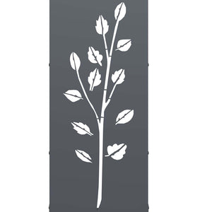 Brennholzregal Anthrazit Stahl 40x30x80cm