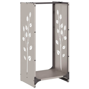 Brennholzregal Wetterfester Stahl 40x30x80 cm