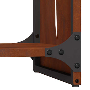 Brennholzregal Wetterfester Stahl 40x30x80 cm