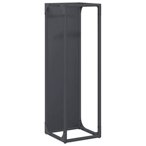 Anthrazit Brennholzregal 25x25x80 cm