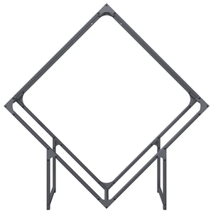 Brennholzregal Anthrazit Stahl 100x100cm