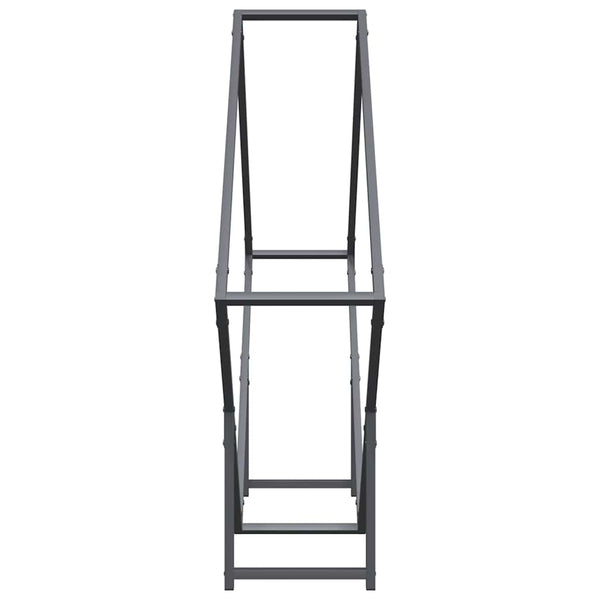 Brennholzregal Anthrazit Stahl 100x100cm