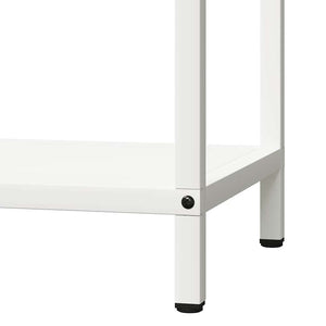Weißes Brennholzregal 40x25x60 cm