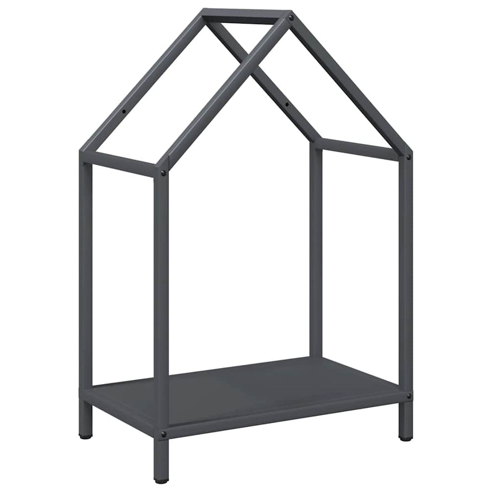 Brennholzregal Anthrazit 40x25x60 cm