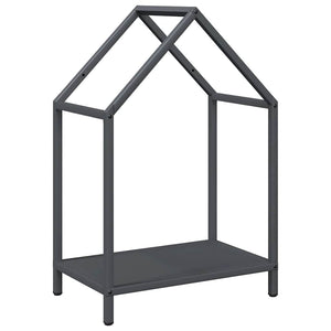 Brennholzregal Anthrazit 40x25x60 cm