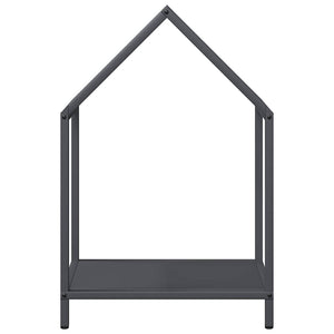 Brennholzregal Anthrazit 40x25x60 cm