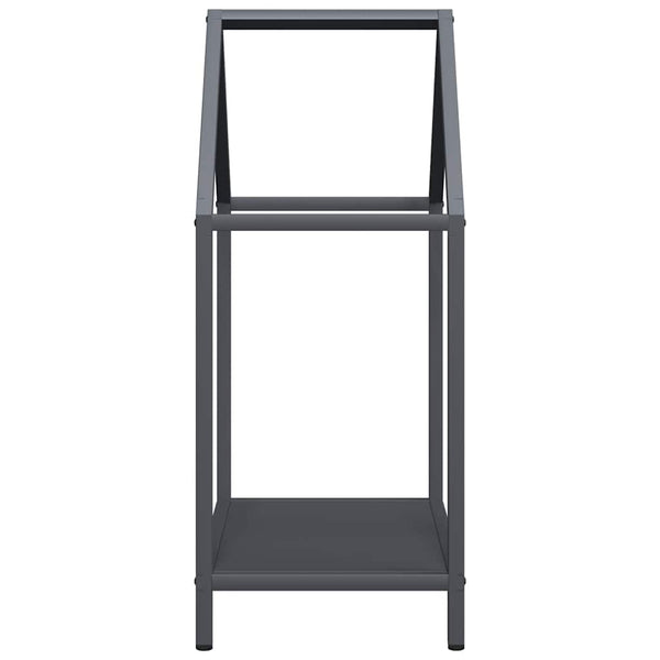 Brennholzregal Anthrazit 40x25x60 cm