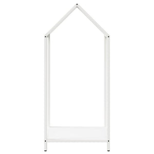 Weißes Kaminholzregal 40x25x90 cm