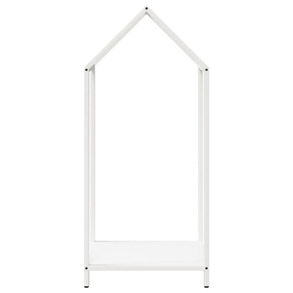 Weißes Kaminholzregal 40x25x90 cm