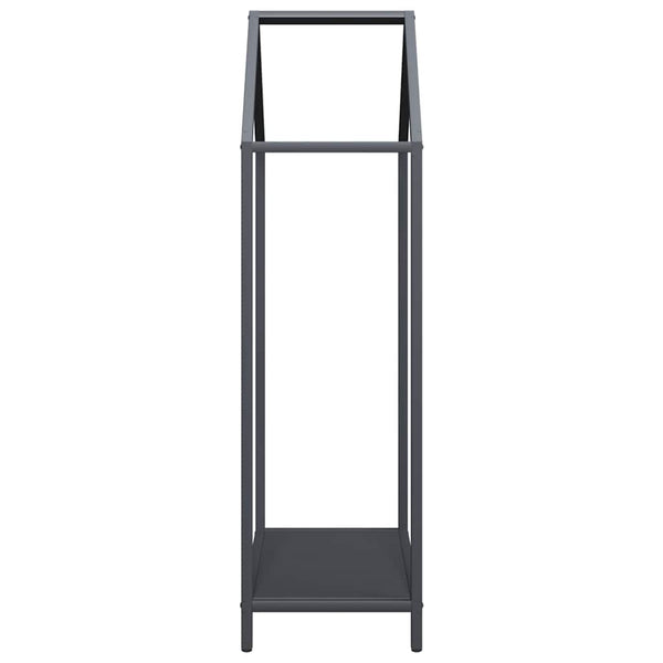 Anthrazit Brennholzregal Stahl 40x25x90cm