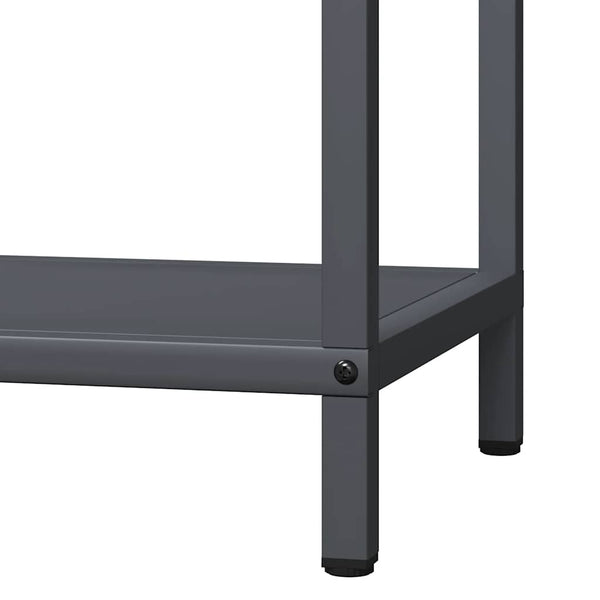 Anthrazit Brennholzregal Stahl 40x25x90cm