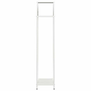 Weißes Brennholzregal 40x25x120cm