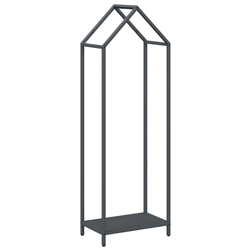 Brennholzregal Anthrazit Stahl 40x25x120cm