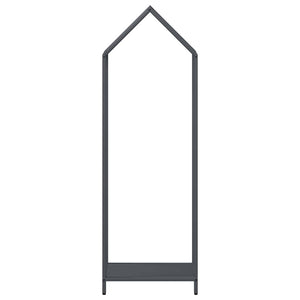 Brennholzregal Anthrazit Stahl 40x25x120cm