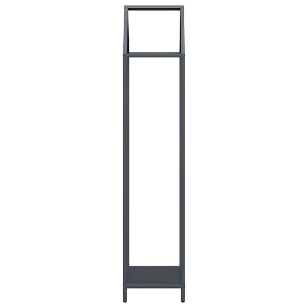 Brennholzregal Anthrazit Stahl 40x25x120cm