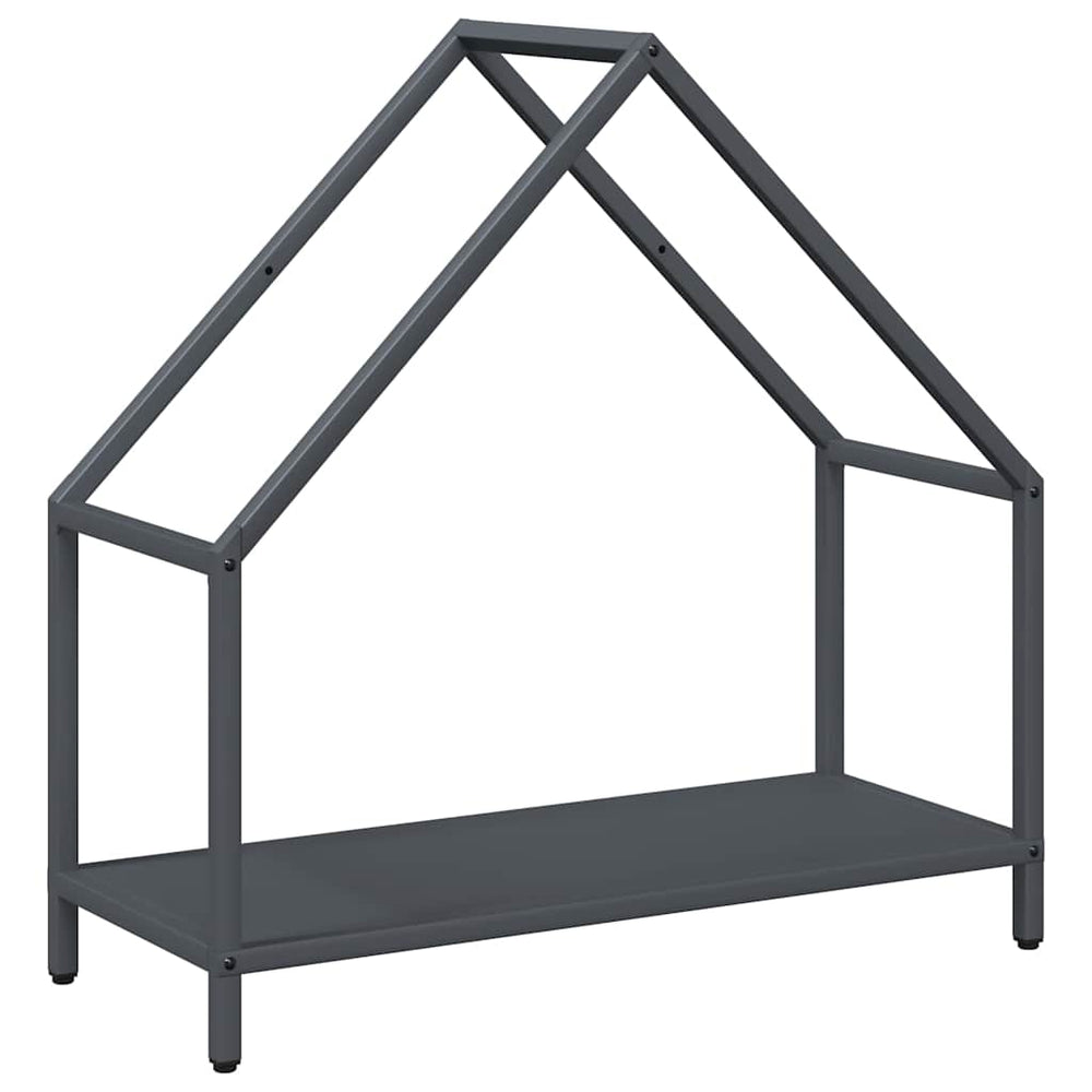 Brennholzregal Anthrazit Stahl 60x60 cm
