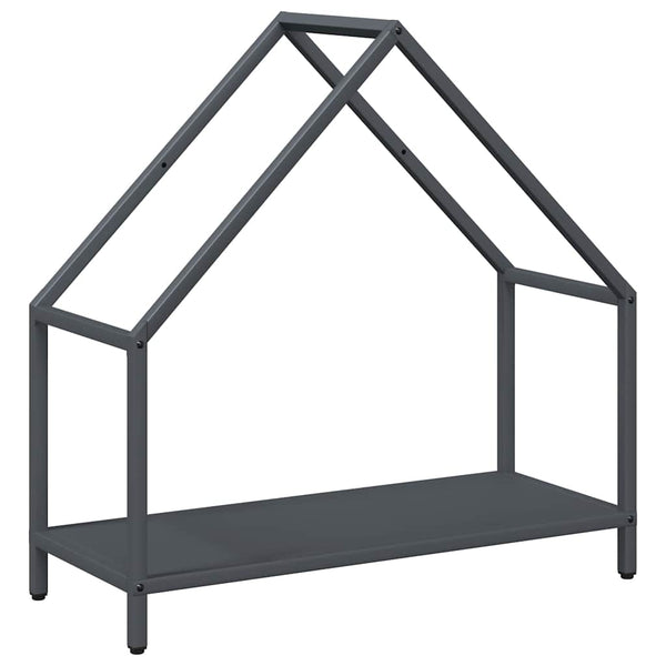 Brennholzregal Anthrazit Stahl 60x60 cm