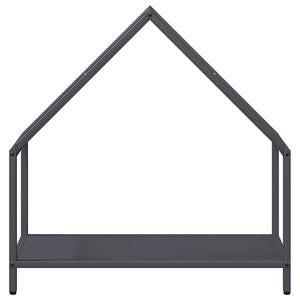 Brennholzregal Anthrazit Stahl 60x60 cm
