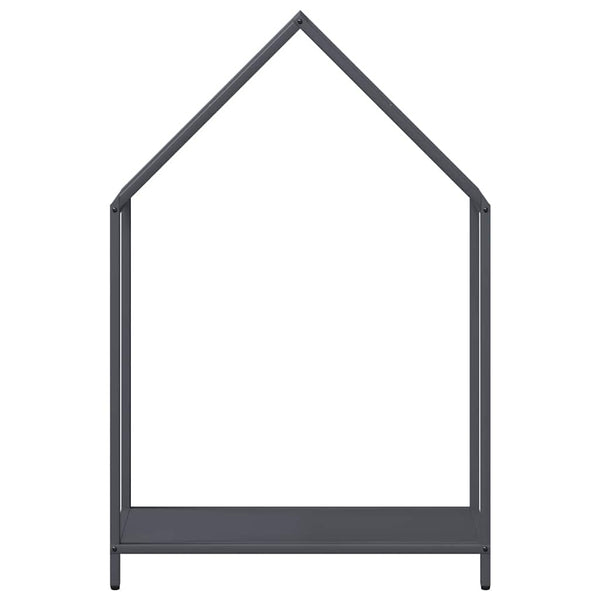 Brennholzregal Anthrazit Stahl 60x25x90cm