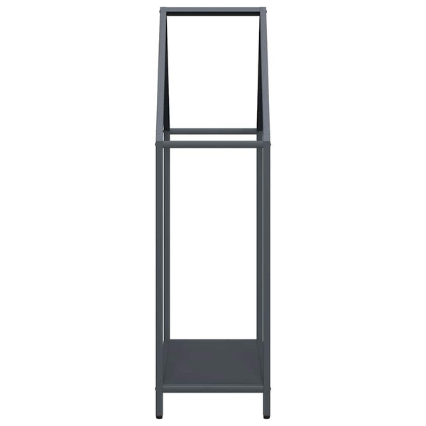 Brennholzregal Anthrazit Stahl 60x25x90cm