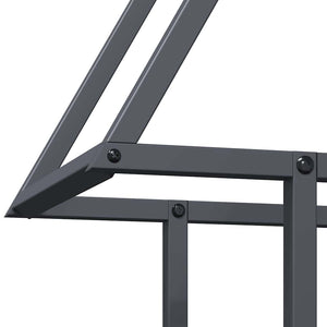 Brennholzregal Anthrazit Stahl 50x25x60cm